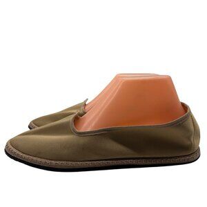 Vibi Venezia Grosgrain-trimmed Satin Slippers Flats Sz 40 US 9 Italy $140